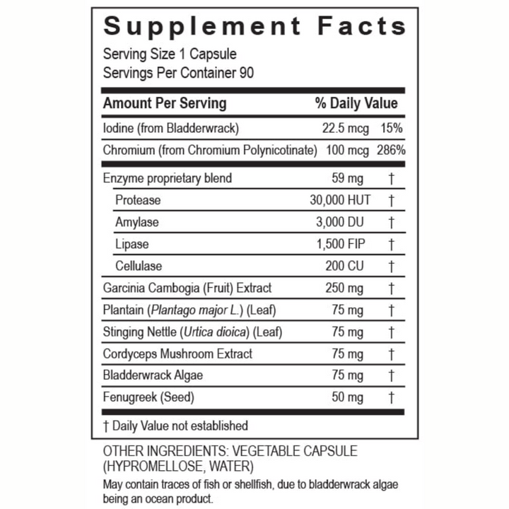 Enzimas de Transformación BalanceZyme Plus, suplemento herbal, 90 cápsulas