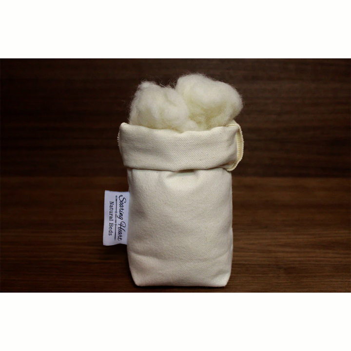 Soaring Heart Firm Organic Wool Pillows Natural Sleep Standard Queen 20" x 26"