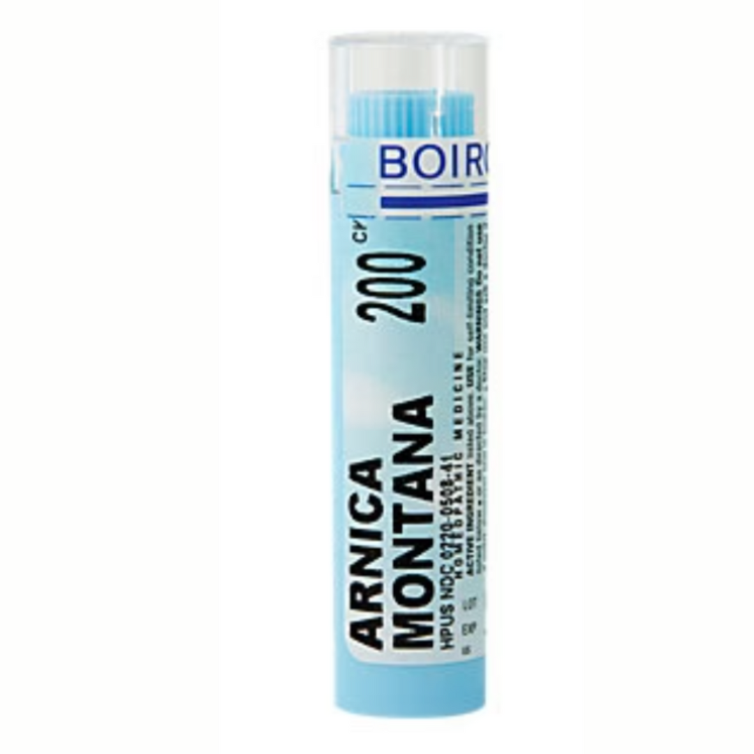 Árnica 200C de Boiron Laboratories, 80 comprimidos, suplemento homeopático para el apoyo muscular