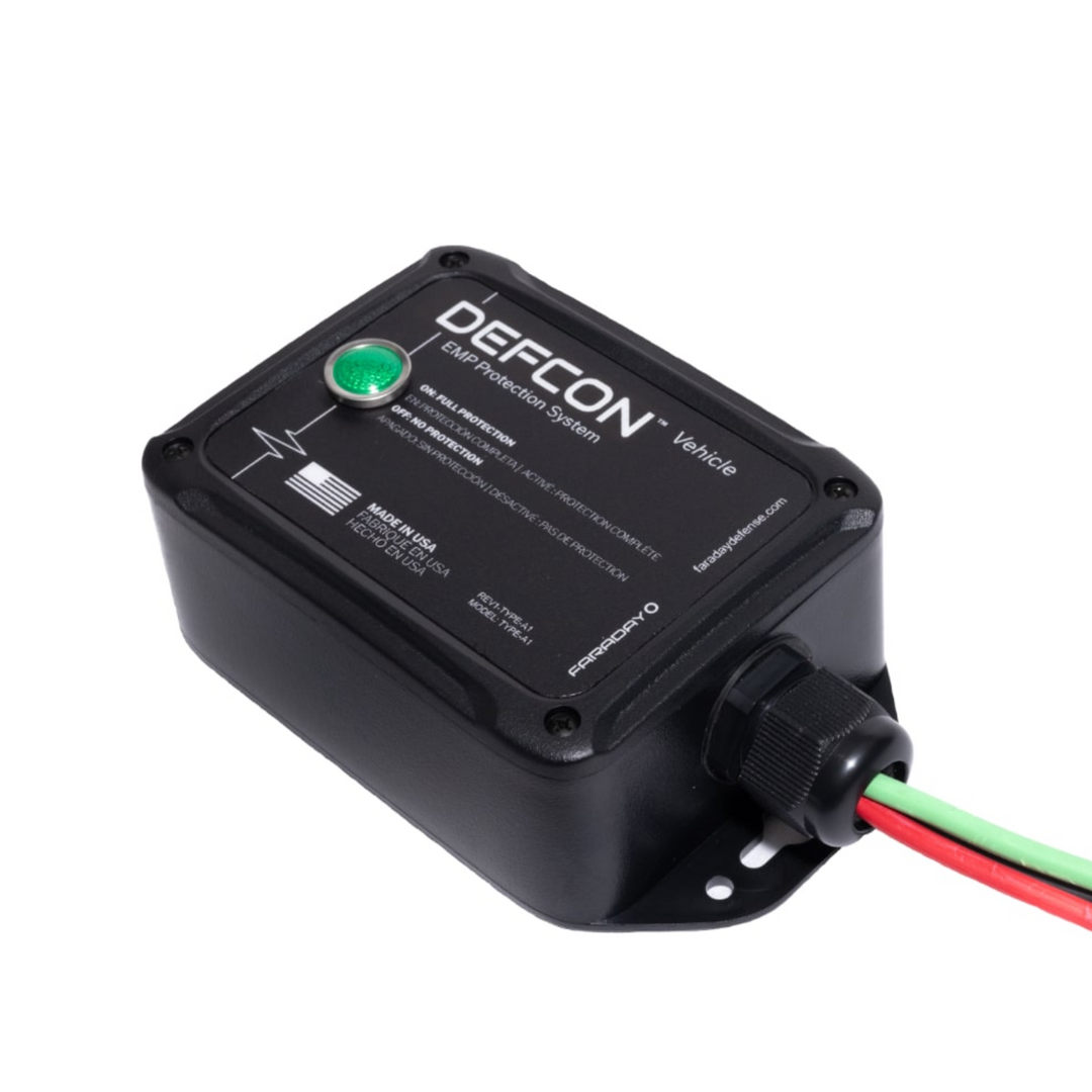 Faraday DEFCON Vehicle Advanced Security and EMP Protection System