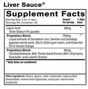 Quicksilver Scientific 3 Bitter X 50 ml And 3 LIVERSAUCE 100 ml