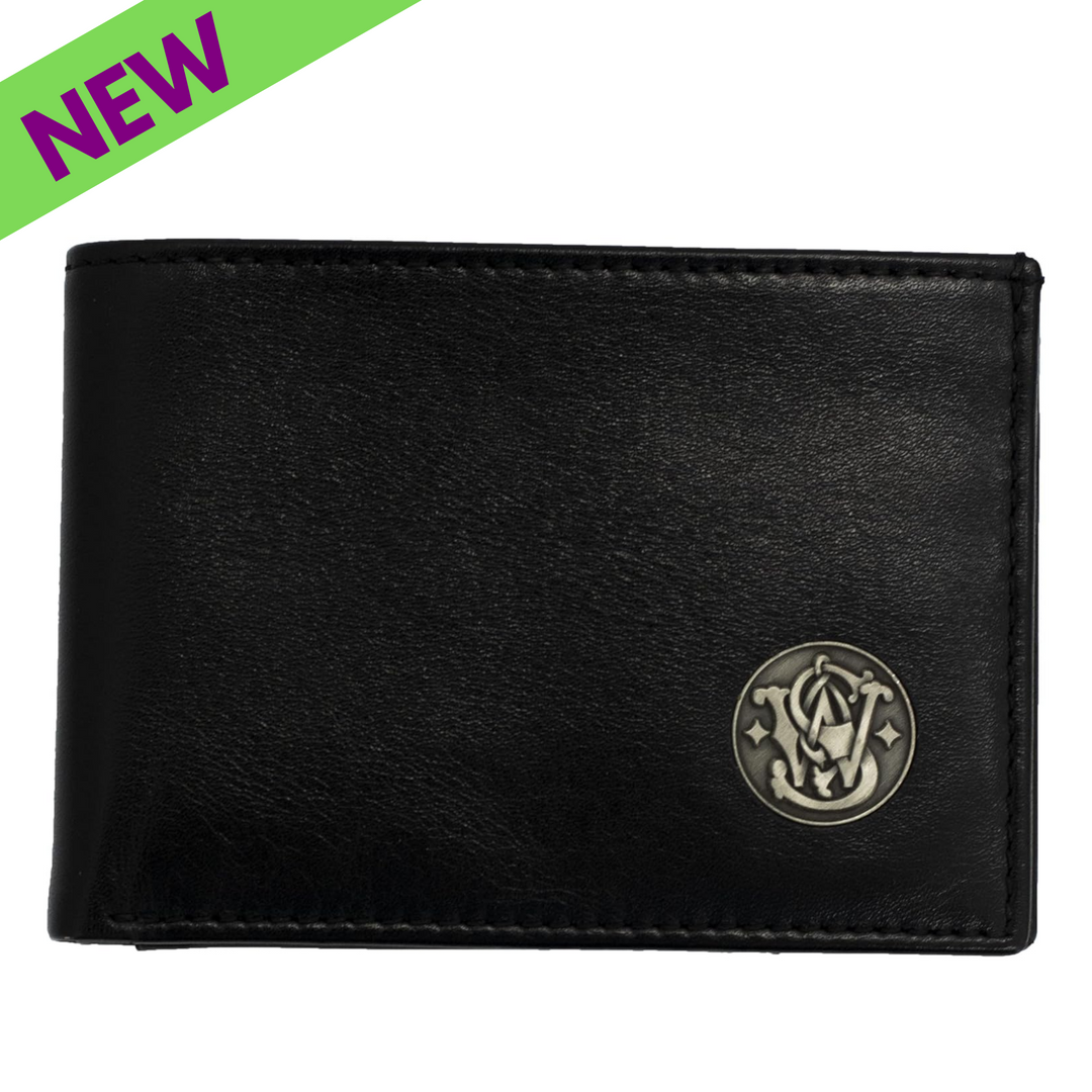 Rugged Rare Front Pocket Wallet Black Leather Slim RFID Blocking Durable