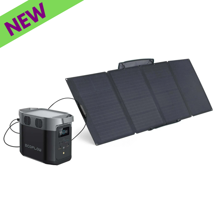 EcoFlow Delta 2 Estación Portátil 1024Wh Con Panel Solar Portátil De 400W