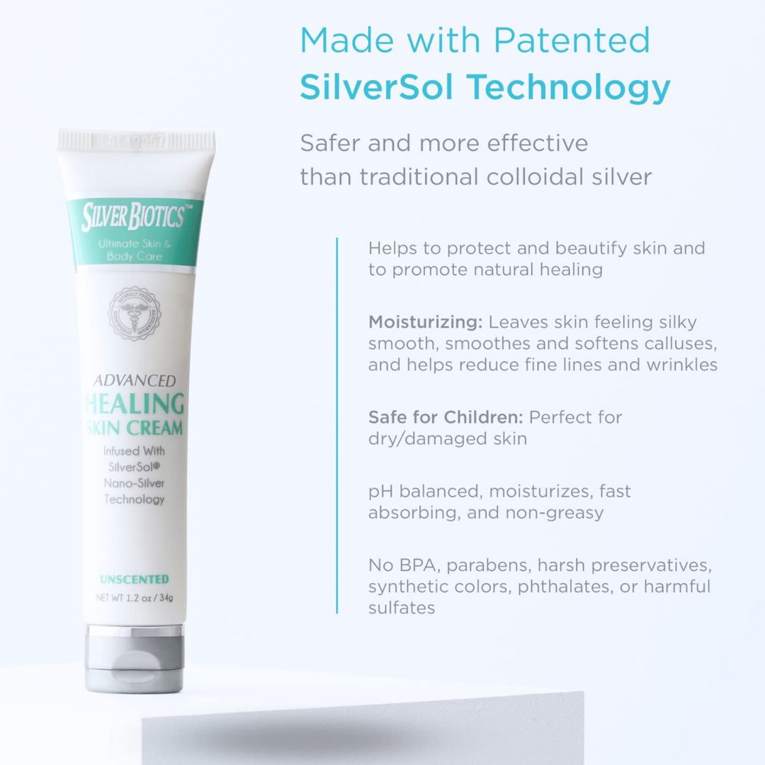 American Biotech Labs Silver Hand and Body Lotion 1.2 oz Hydrating Skin Care