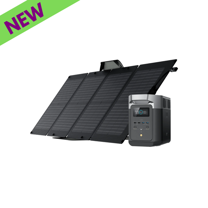 Estación de energía portátil EcoFlow DELTA 2 de 1024 Wh + un panel solar de 110 W