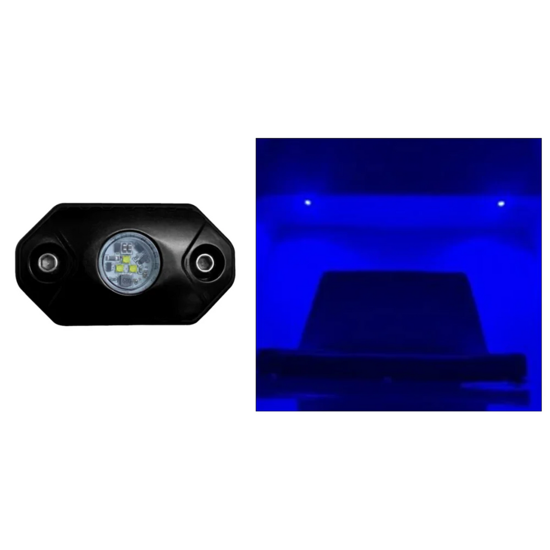 Luz LED de acento de roca de roble negro, 9 W, carcasa negra, 220 lúmenes brutos