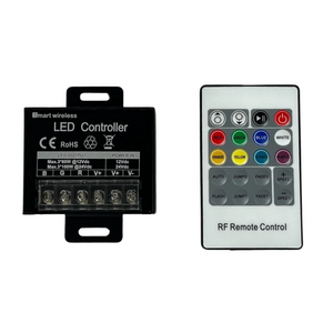 Black Oak LED RGB Controller With Wireless Remote New