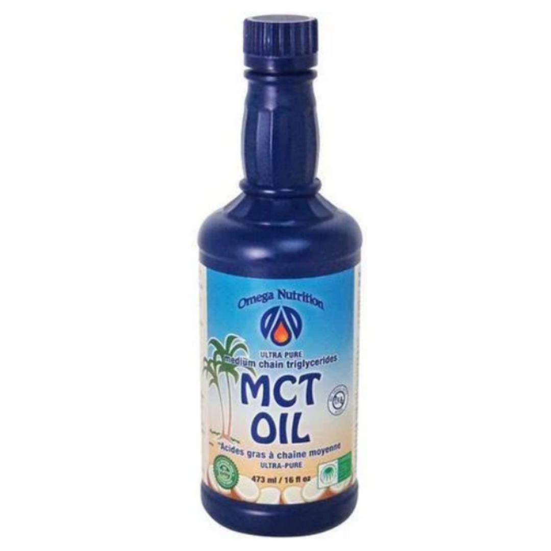 Aceite MCT ultrapuro Omega Nutrition, aceite de triglicéridos de cadena media, 16 oz