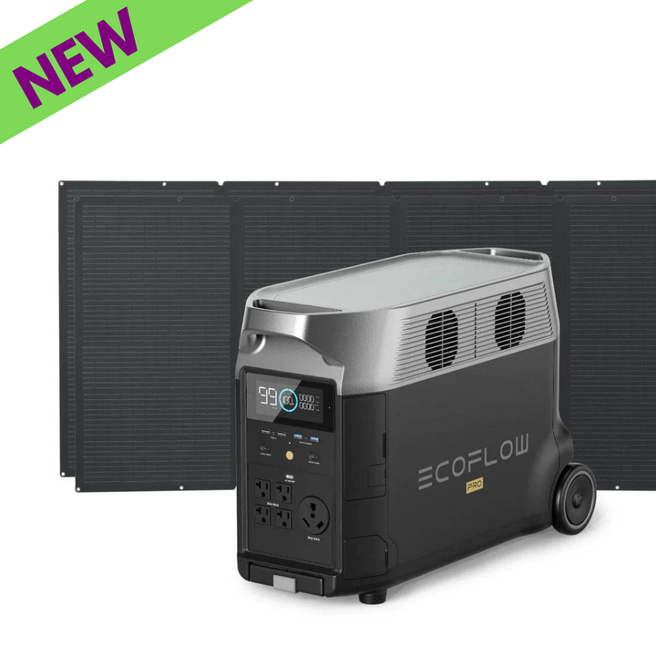 EcoFlow Delta Pro Estacion Portatil De Energia Con Dos Paneles Solares 400W