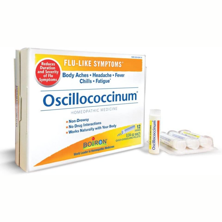 Boiron Laboratories Oscillococcinum 12 Doses Homeopathic Pellets Pack