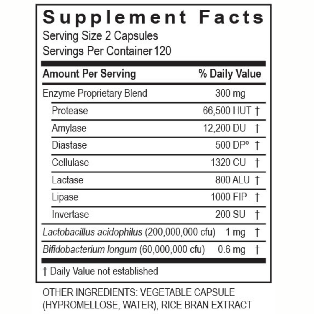 Enzimas de transformación DigestZyme 240 cápsulas PureZyme 200 Plantadophilus 90 cápsulas