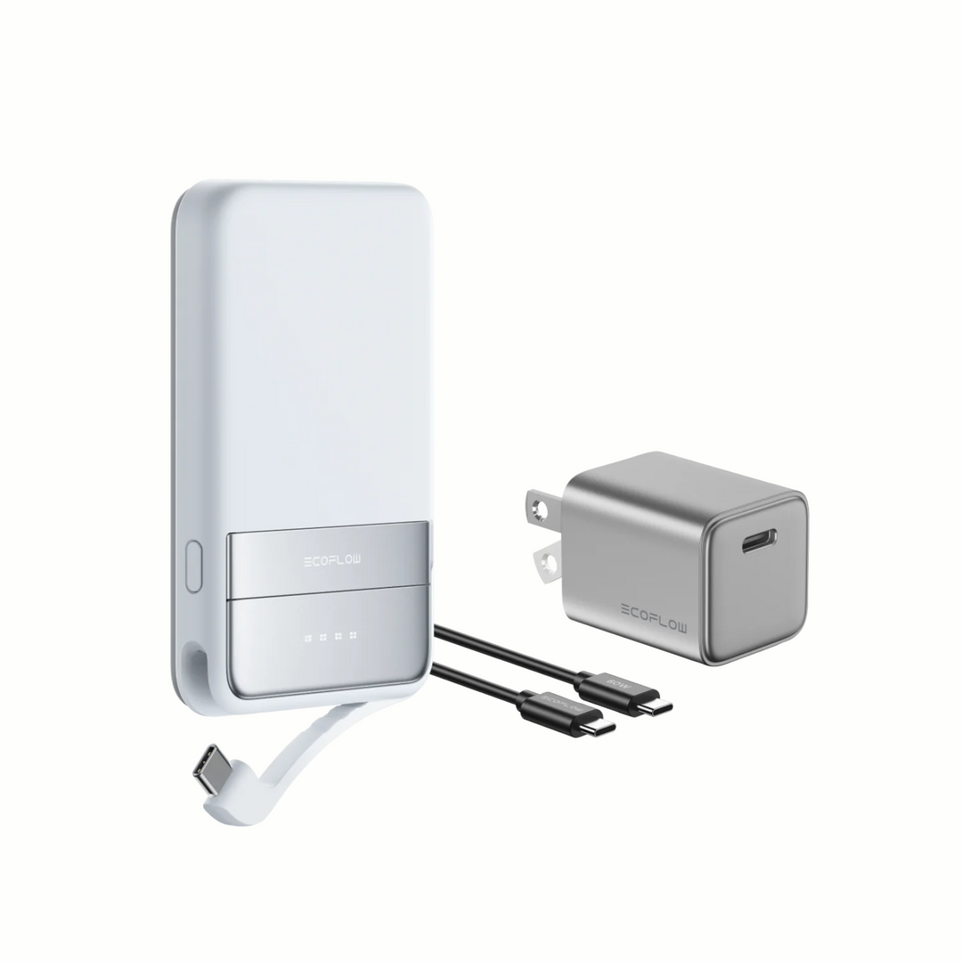 Cargador portátil inalámbrico magnético rápido EcoFlow de 5000 mAh
