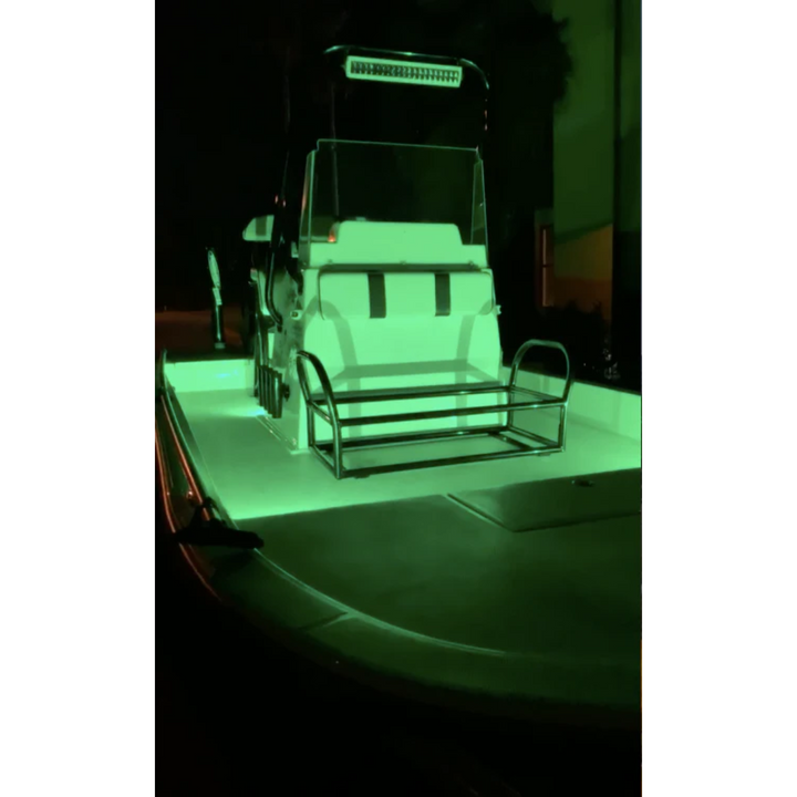 Luz LED decorativa de roca de roble negro con carcasa RGB blanca