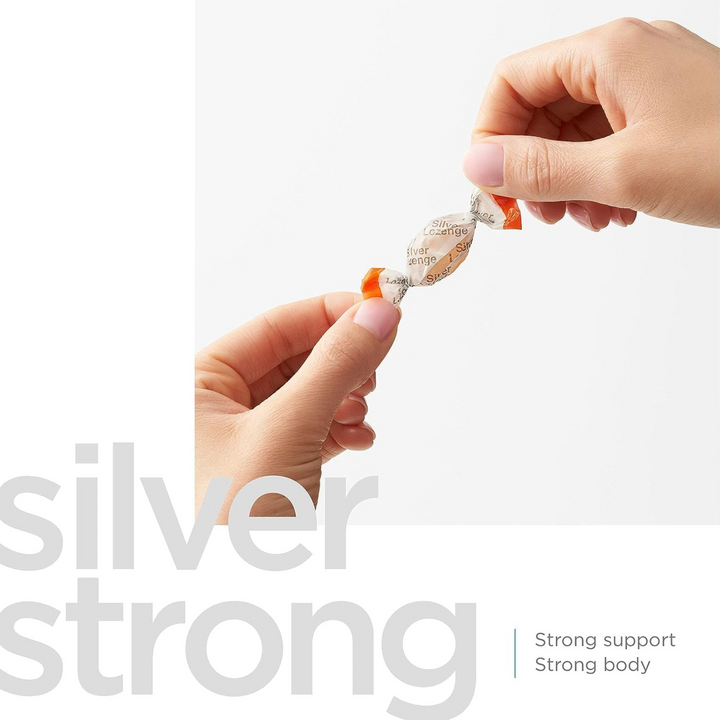 American Biotech Labs Silver Lozenges with Vitamin C 60 ppm SilverSol 21 Lozenge