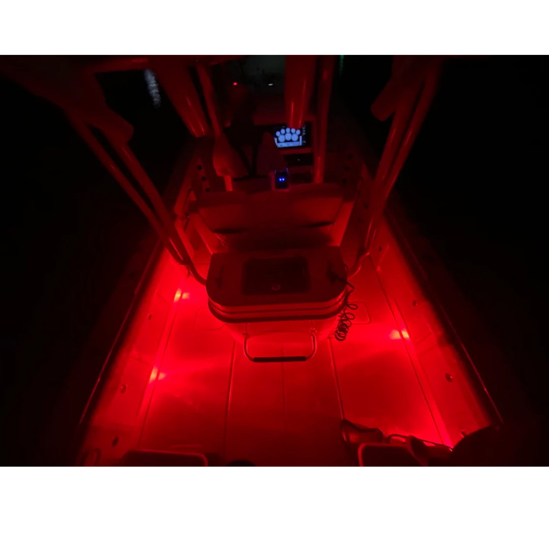 Luz LED decorativa de roca de roble negro con carcasa RGB blanca