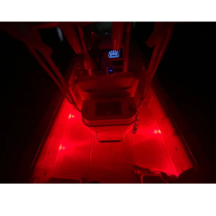 Luz LED decorativa de roca de roble negro con carcasa RGB blanca