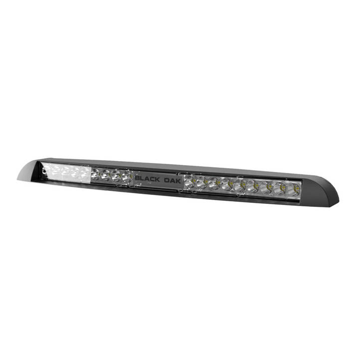 Foco LED de barra marina de perfil bajo de roble negro para una visión nocturna óptima