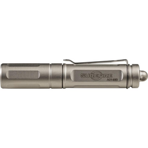 SF Titan-B Ultra Compact Keychain Flashlight 300 Lumens Silver