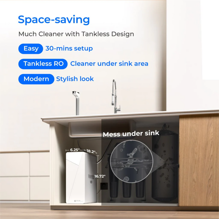 Waterdrop X Series Dual Flow Reverse Osmosis System X12-PRO Water Filter Unit