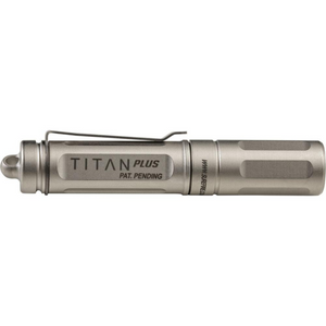 SF Titan-B Ultra Compact Keychain Flashlight 300 Lumens Silver