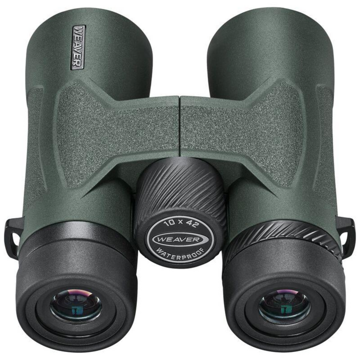 Weaver Exclusive Classic Series 10x42 Binocular Multi-Coated Green IPX7 BAK-4