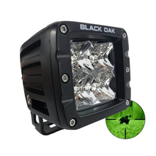 Load image into Gallery viewer, Black Oak LED 2&quot; 940nm Infrared Pod Light Flood Optics Black Housing
