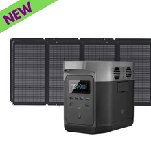 Load image into Gallery viewer, EcoFlow DELTA 1300 Portable Power Station 1300Wh + Two 220W Solar Panel
