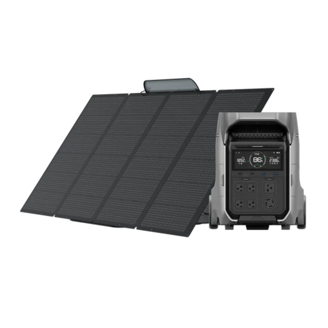 Ecoflow DELTA Pro 3 + 400W Portable Solar Panel Powerful and Versatile