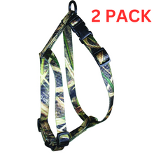 Load image into Gallery viewer, Omnipet Kwik Klip Nylon Pet Harness 3/4&quot; 1 Ply Mossy Oak Duck Blind 2 PACK
