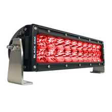 Load image into Gallery viewer, Black Oak LED 10 Inch Red LED Predator Light Bar Combo Optics Black
