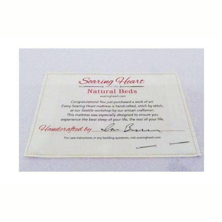 Soaring Heart Organic Latex Mattress Firm Support Queen Comfortable Eco-Friendly