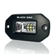 Load image into Gallery viewer, Black Oak LED 2 Inch Black Marine Flush Mount Spreader Light Black Housing
