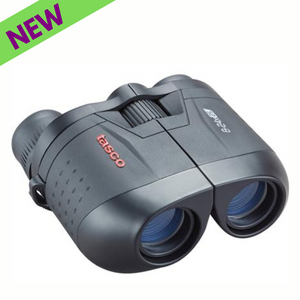 Tasco Essentials Porro Binocular 8-24x25mm Black MC Zoom Box 6LX 6L