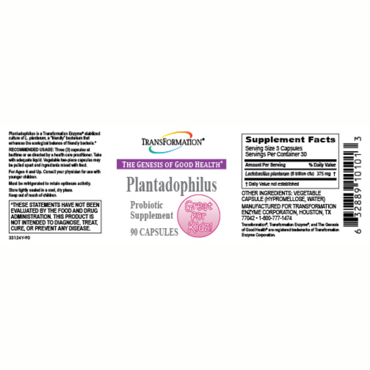 Transformación Thrive 63 Fase DigestZyme PureZyme GastroZyme Plantadophilus