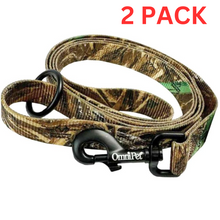 Load image into Gallery viewer, Omnipet 149N-MX5 Nylon Dog Lead 1&quot; x 4 ft Realtree Max 5 2 PACK
