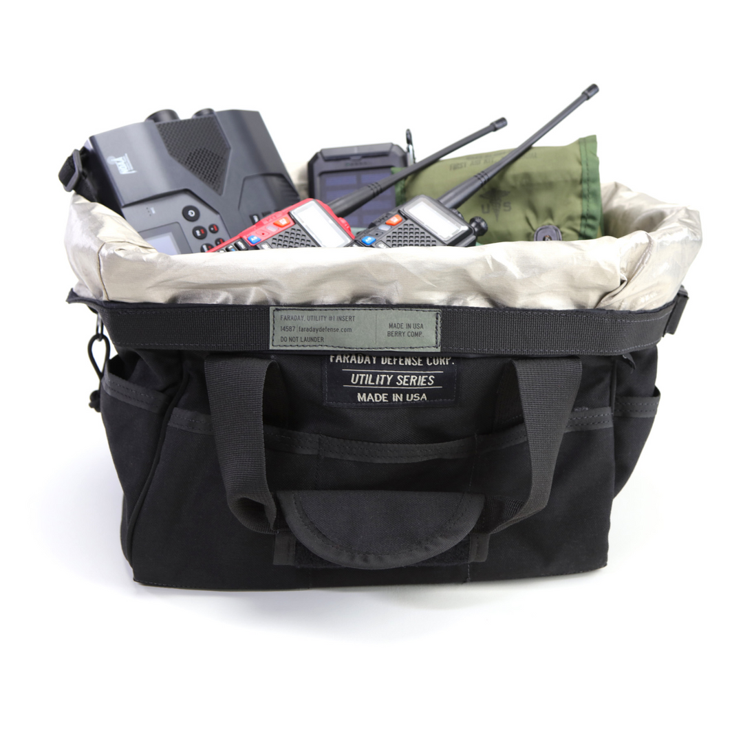 Bolsa utilitaria Faraday Cordura, pequeña, duradera y versátil, para viajes al aire libre.