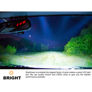 Black Oak LED 10" 940nm Infrared Double Row LED Light Bar Combo Optics Black