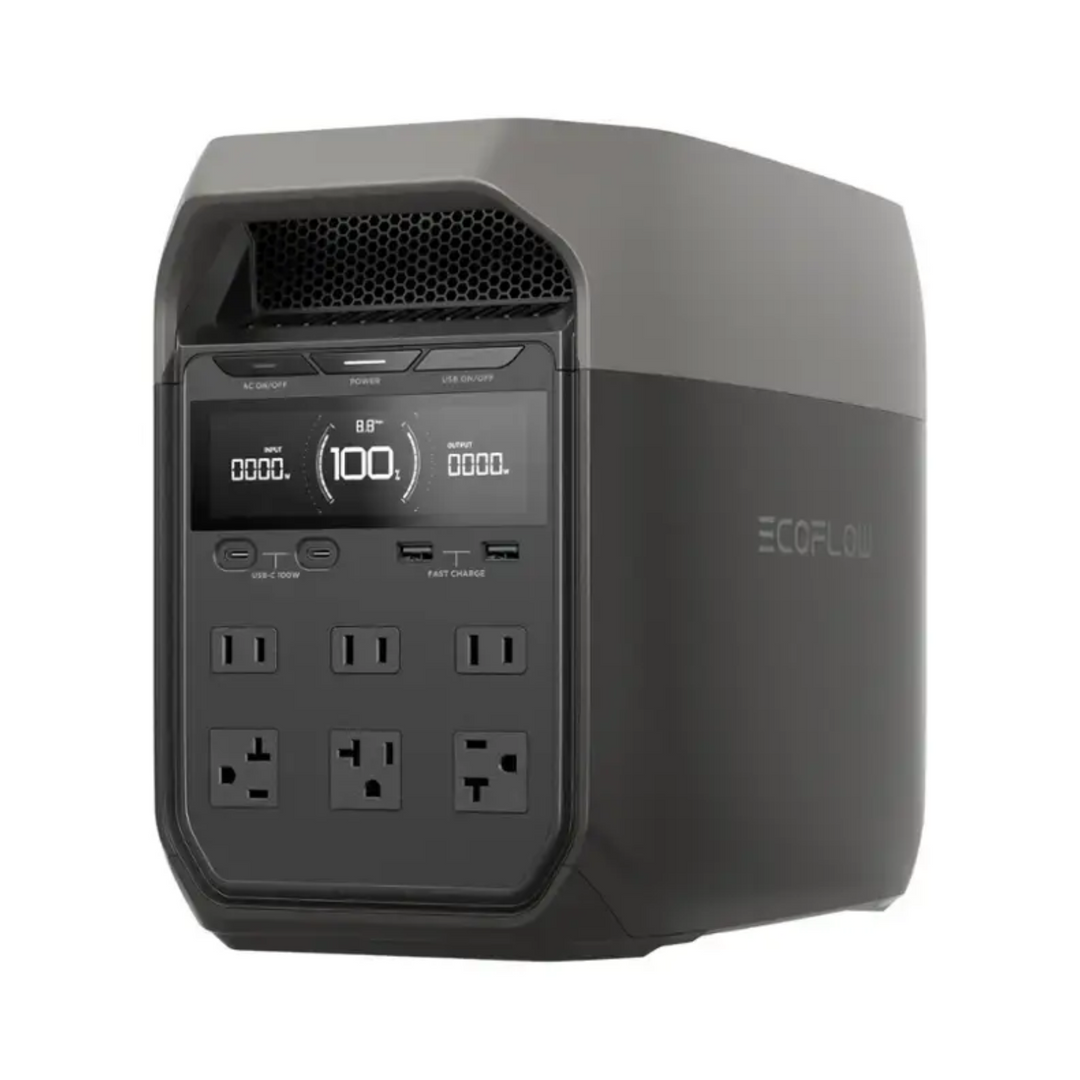 Estación de energía portátil EcoFlow DELTA 3, carga rápida, capacidad de 1024 Wh, X-Boost