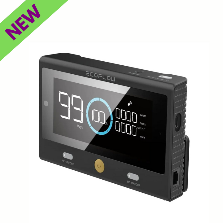 Control remoto EcoFlow DELTA Pro para monitorizar centrales eléctricas con Bluetooth