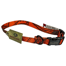 Load image into Gallery viewer, Omnipet Kwik Klip Adjustable Collar 1&quot; 18-26&quot; Mossy Oak Blaze Orange Camo 2 PACK
