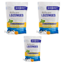 Load image into Gallery viewer, American Biotech Labs Silver Biotics Lozenges with Manuka Honey 60 PPM 3 PACK
