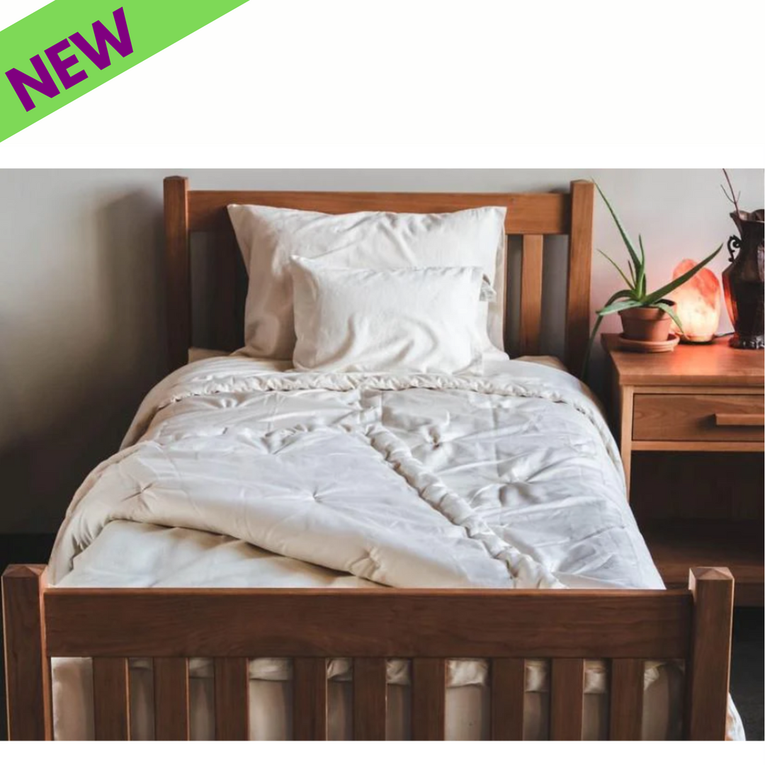 Edredón Holy Lamb Organics de lana premium orgánica Perfect Comfort estándar TWIN