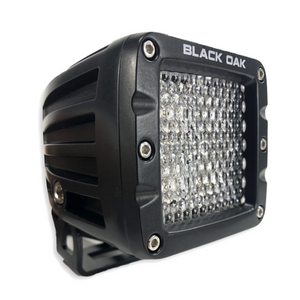 Black Oak LED 2" Pod Light Diffused Optics Black Housing 10 Watt Cree