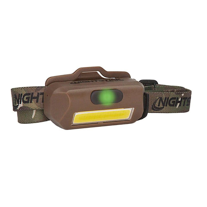 Nightstick Multi Flood USB Headlamp 250 Lumen Black Strap Rechargeable Brim Clip