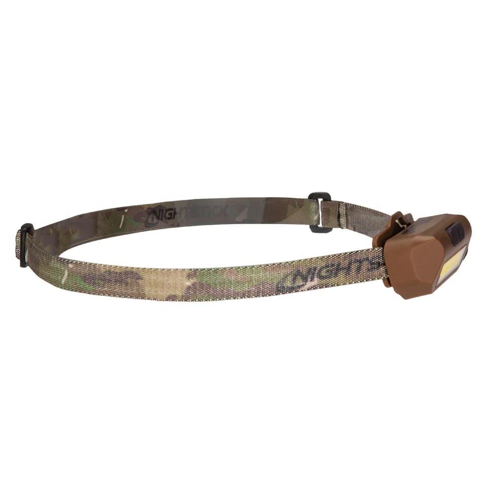 Nightstick Multi Flood USB Headlamp 250 Lumen Black Strap Rechargeable Brim Clip