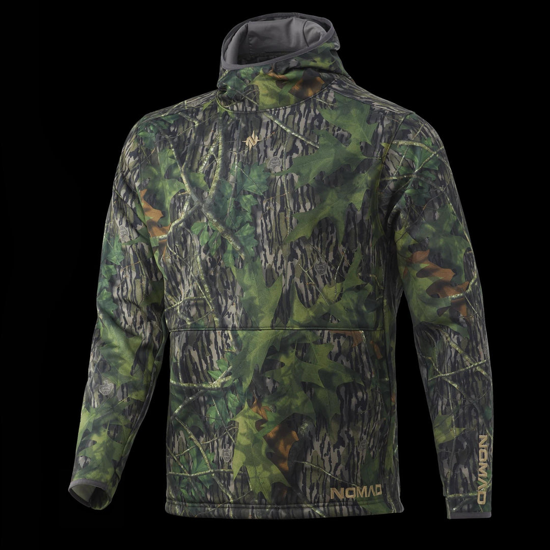 Nomad Pursuit Longneck Sweatshirt Mossy Oak Shadowleaf Warm Durable S Size