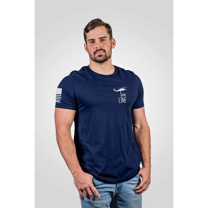 Nine Line 5 Things Short Sleeve Shirt Midnight Navy Soft Casual Wear S Size