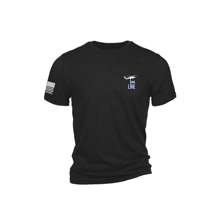 Nine Line Belt Fed Triblend Short Sleeve Shirt Black Soft Lightweight 3XL Size