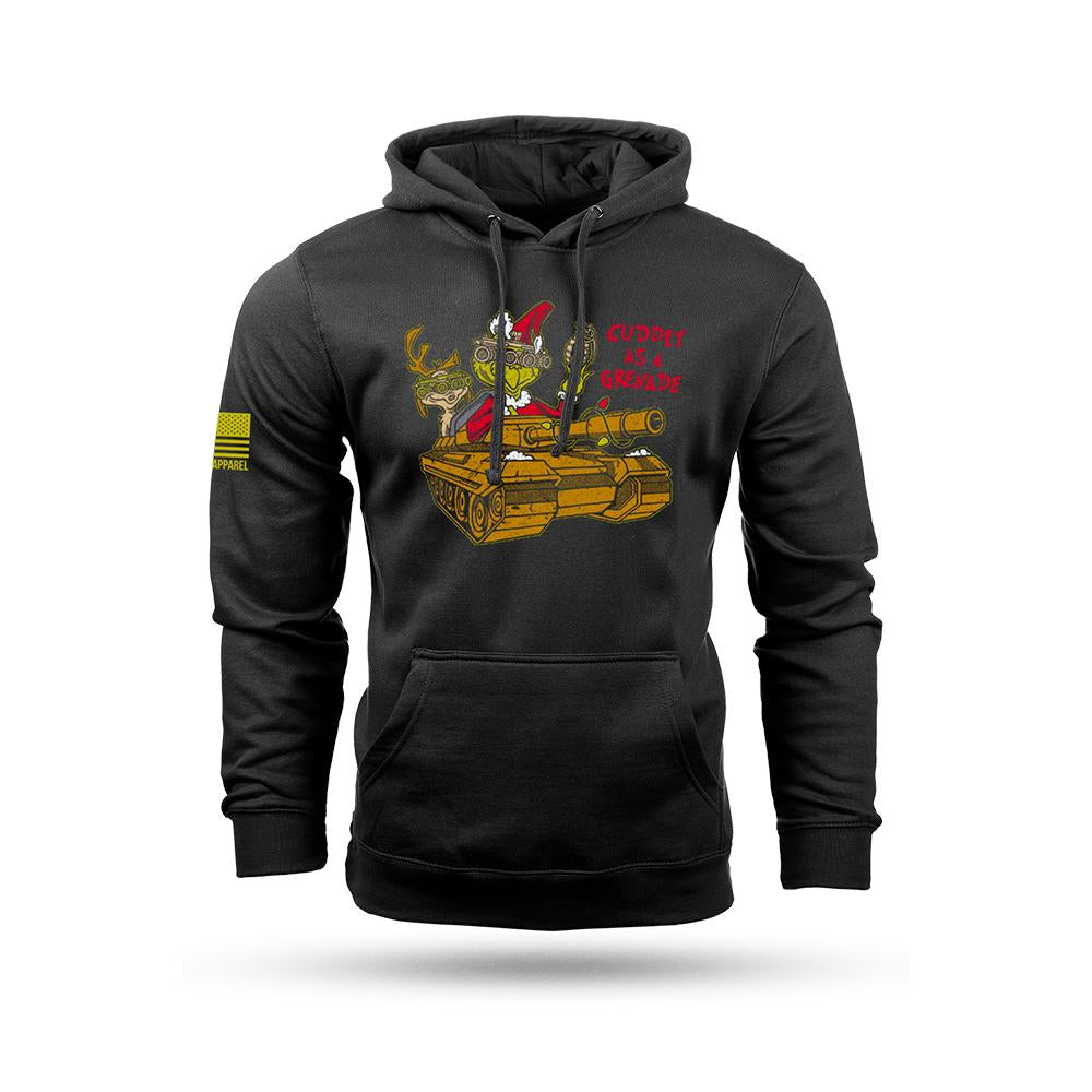 Sudadera con capucha negra de Nine Line Grinch, cómoda sudadera de algodón, ropa informal, talla 3XL
