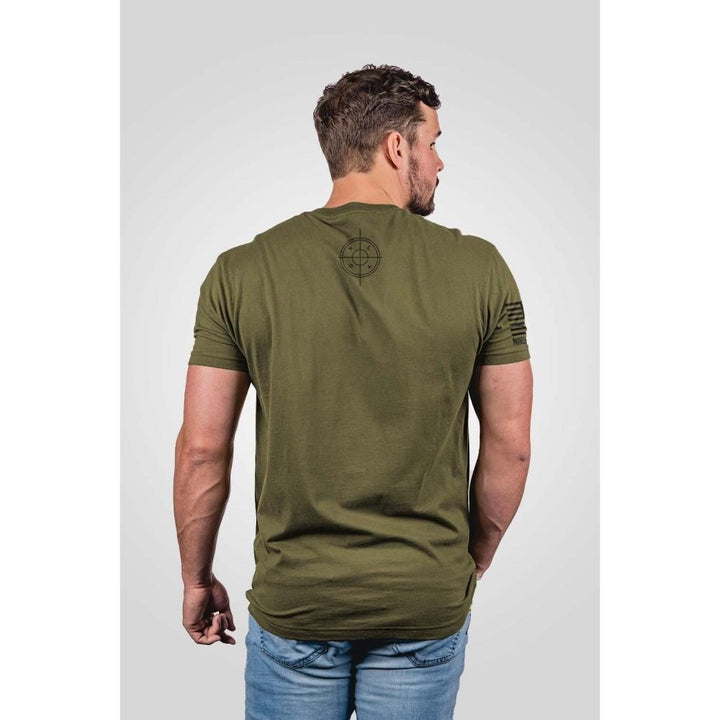 Nine Line Pew Pew Anatomy T Shirt Green XL Mens Graphic Tee Cotton